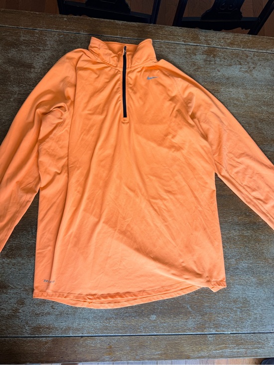 Nike Tops - Nike women’s  Orange Half-Zip Lightweight Pullover Jacket